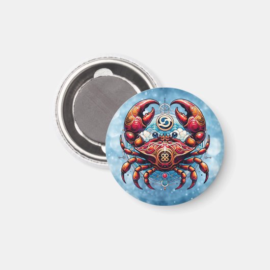 Horoscoop Astrologisch Teken voor Kreeft Magneet (Voorkant / Achterkant)