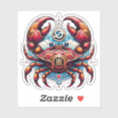 Horoscoop Astrologisch Teken voor Kreeft Sticker (Vel)