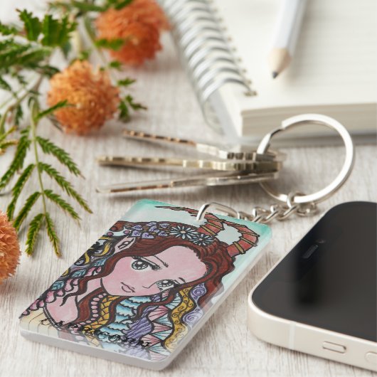 horoscoop Capricorn - sleutelketen Sleutelhanger (Voorkant Rechts)