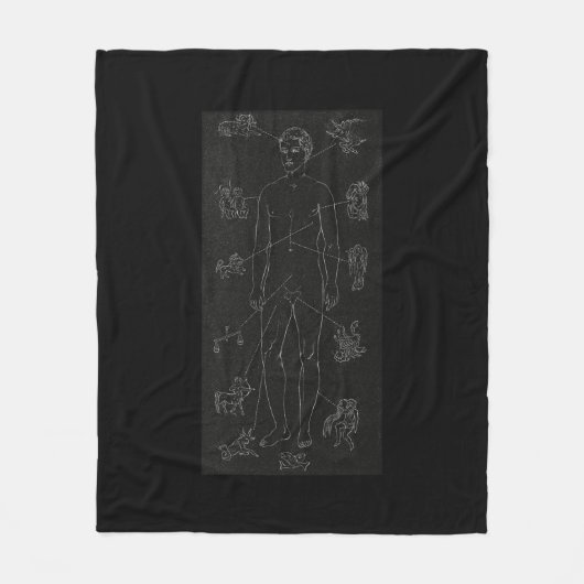 Horoscoop, Dierenriem, Astrologie, Sterren, Vissen Fleece Deken (Voorkant)