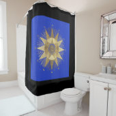 Horoscoop, dierenriem, astrologie, vissen, hekseri douchegordijn (In situ)