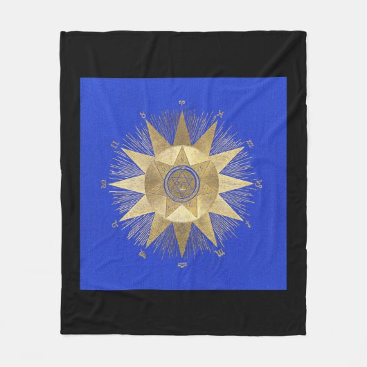 Horoscoop, dierenriem, astrologie, vissen, hekseri fleece deken (Voorkant)