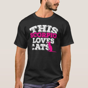 Horoscoop Dierenriem teken Schorpioen Houdt van ka T-shirt