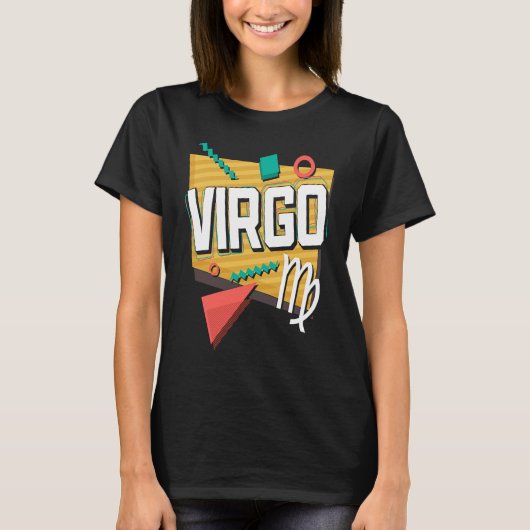Horoscoop-gebarentaal van Virgo 90 T-shirt (Voorkant)