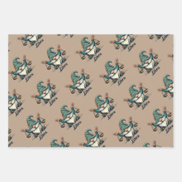 Horoscoop Maagd, Weegschaal en Schorpioen inpakpap Inpakpapier Vel