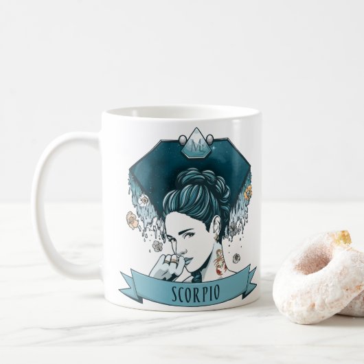 Horoscoop - SCHORPIOEN Koffiemok (Met donut)