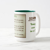 Horoscoop: SCORPIO (G) Tweekleurige Koffiemok (Voorkant rechts)