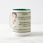 Horoscoop: SCORPIO (G) Tweekleurige Koffiemok (Voorkant links)