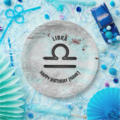 Horoscoop Sign Libra Astrology Zodiac Papieren Bordje (Feest)