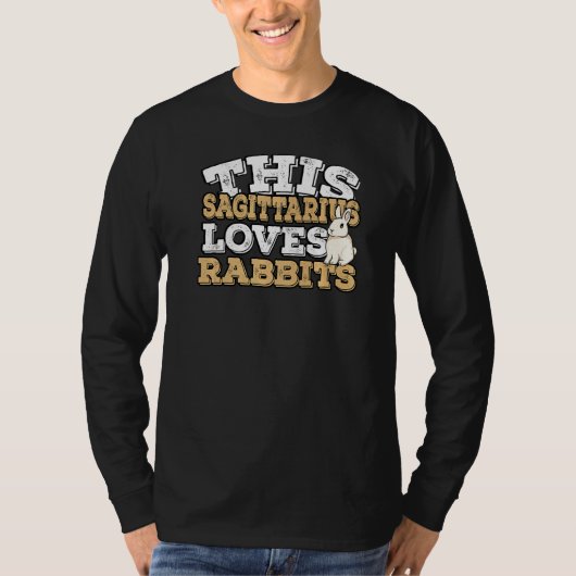 Horoscoop sterrenbeeld Boogschutter houdt van koni T-shirt (Voorkant)