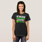 Horoscoop Sterrenbeeld Boogschutter Houdt van Tuin T-shirt (Voorkant volledig)