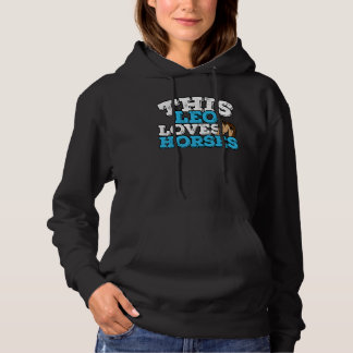 Horoscoop sterrenbeeld Leo houdt van paarden Hoodie