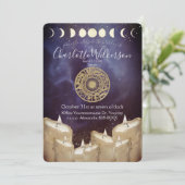 Horoscoop Sterrenbeeld Mystieke Verjaardag Kaart (Staand voorkant)