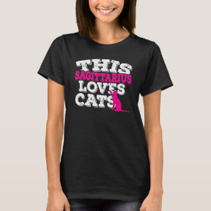 Horoscoop Sterrenbeeld Vissen Houdt Van Katten T-shirt