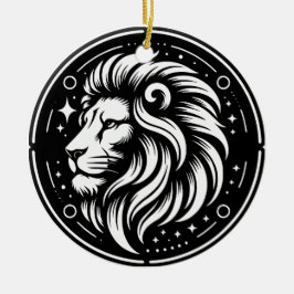 Horoscoop Teken Leo Symbool en Eigenschappen Keramisch Ornament