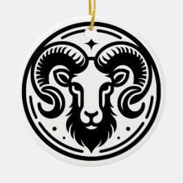 Horoscoop teken Ram Symbool en eigenschappen Mok Keramisch Ornament