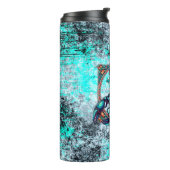 Horoscoop Teken Schorpioen | Blauwe schorpioen Thermosbeker (Gedraaid links)