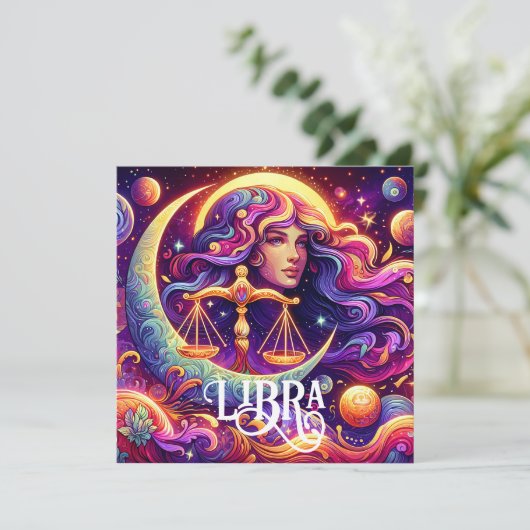 Horoscoop Teken Weegschaal Zodiac Etherische Mysti (Staand voorkant)