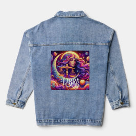 Horoscoop Teken Weegschaal Zodiac Etherische Mysti Denim Jacket