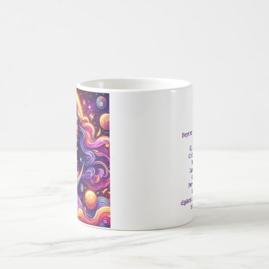 Horoscoop Teken Weegschaal Zodiac Etherische Mysti Koffiemok (Center)