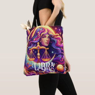 Horoscoop Teken Weegschaal Zodiac Etherische Mysti Tote Bag