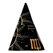 Horoscoopcirkel, sterrenbeelden, . feesthoedjes (Rechts)