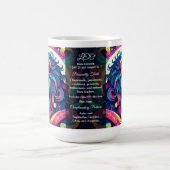 Horoscoopteken Leo info | Kleurrijke Lion Art Koffiemok (Center)