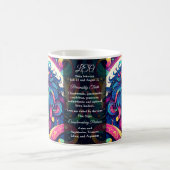 Horoscoopteken Leo info | Kleurrijke Lion Art Koffiemok (Center)