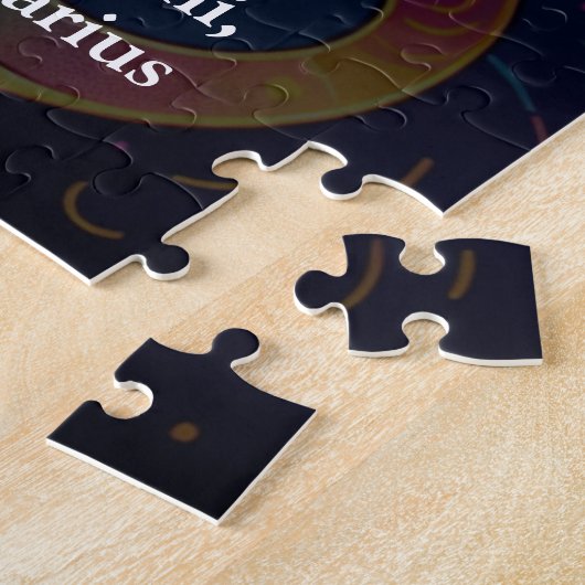 Horoscoopteken Leo info | Kleurrijke Lion Art Legpuzzel (Zijkant)