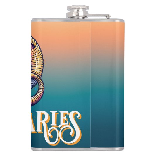 Horoscoopteken Ram Ram Heupfles (Achterkant)