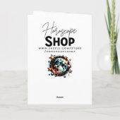 Horoscoopteken Tweelingen | Birthday Kaart (Achterkant)