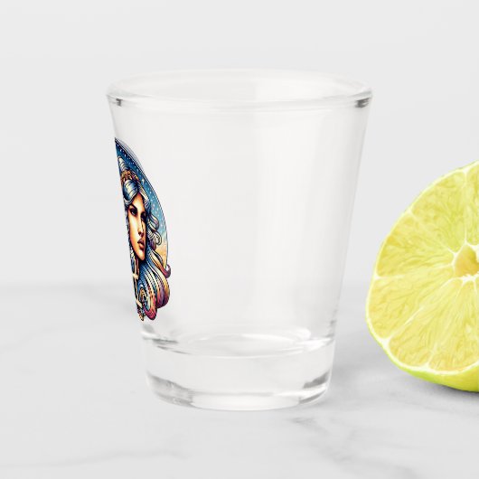 Horoscoopteken Tweelingen | teken van de tweelinga Shot Glas (Rechts)