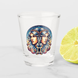Horoscoopteken Tweelingen | teken van de tweelinga Shot Glas