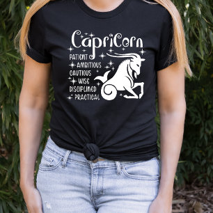 Horoscooptreitjes voor de dierentuin van Capricorn T-shirt