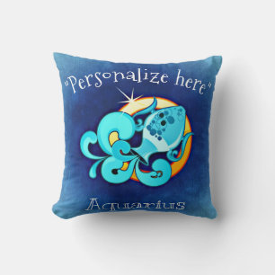 Horoscope Aquarius Decoratief Sierkussen