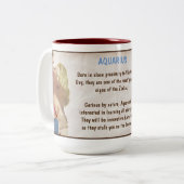 Horoscope: AQUARIUS (rating G) Tweekleurige Koffiemok (Voorkant links)