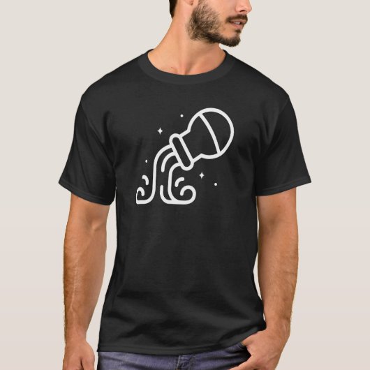 Horoscope Aquarius Zodiac Astrology Sign 2 T-shirt (Voorkant)