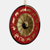 horoscope chinese zodiac keramisch ornament (Rechts)