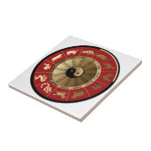 horoscope chinese zodiac tegeltje (Zijkant)