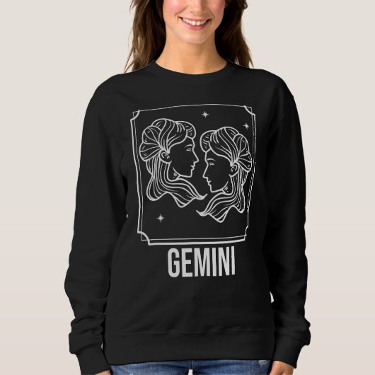 Horoscope Gemini Zodiac Astrology Sign 7 Trui (Voorkant)