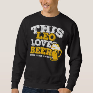 Horoscope Leo Zodiac Sign Loves Beer Trui