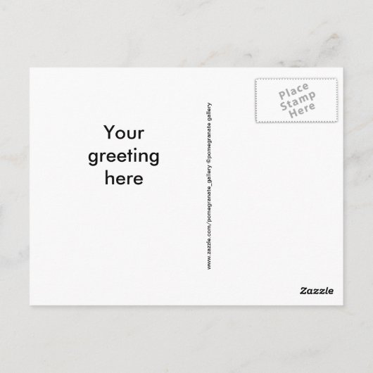 Horoscope Mandala Briefkaart (Achterkant)