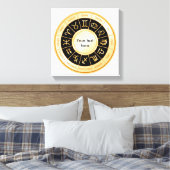Horoscope Mandala Canvas Afdruk (Insitu (Slaapkamer))