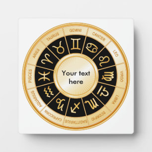 Horoscope Mandala Fotoplaat