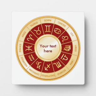 Horoscope Mandala Fotoplaat