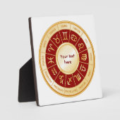 Horoscope Mandala Fotoplaat (Voorkant)