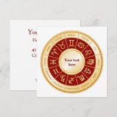 Horoscope Mandala Kaart (Voorkant / Achterkant)