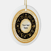 Horoscope Mandala Keramisch Ornament (Rechts)