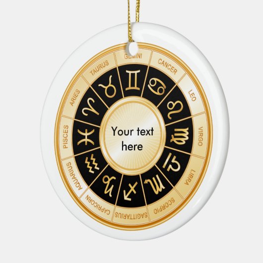 Horoscope Mandala Keramisch Ornament (Links)