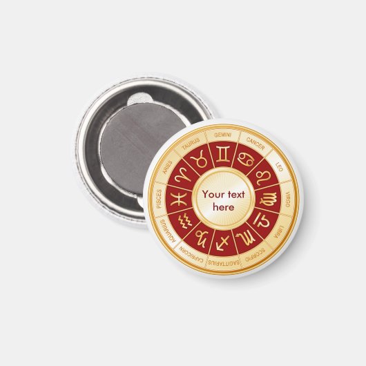 Horoscope Mandala Magneet (Voorkant / Achterkant)